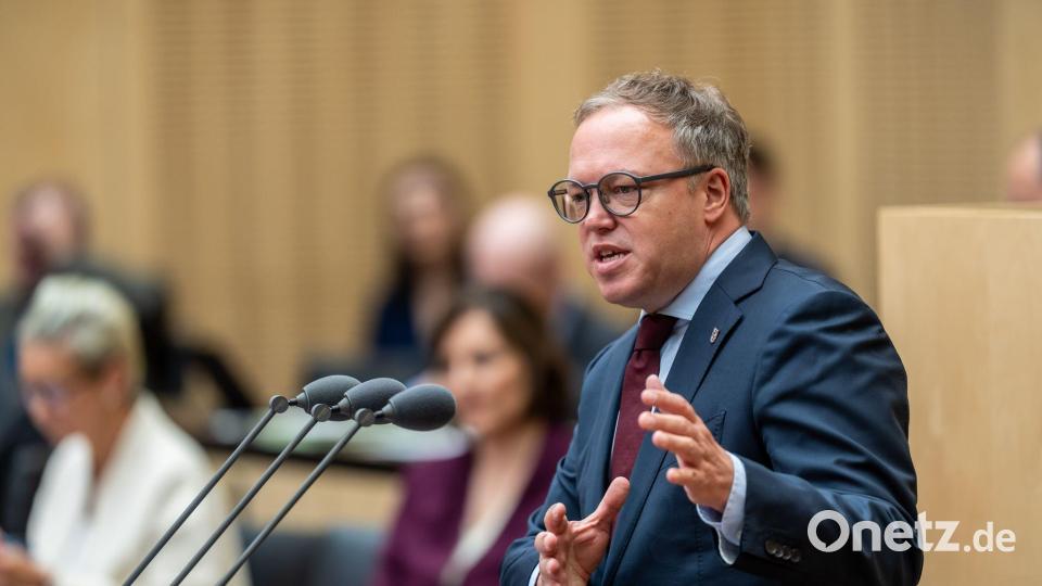 Mario Voigt (CDU) ist bislang Ministerpräsident von Thüringen. (Archivfoto) Bild: Michael Kappeler/dpa