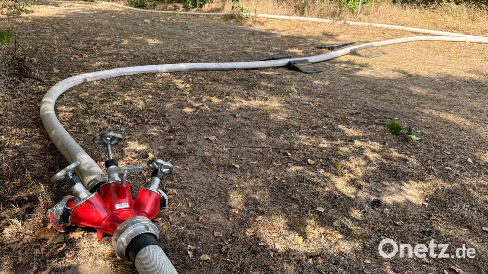 Der Brand wurde von verschiedenen Seiten aus gelöscht. Bild: Petra Hartl