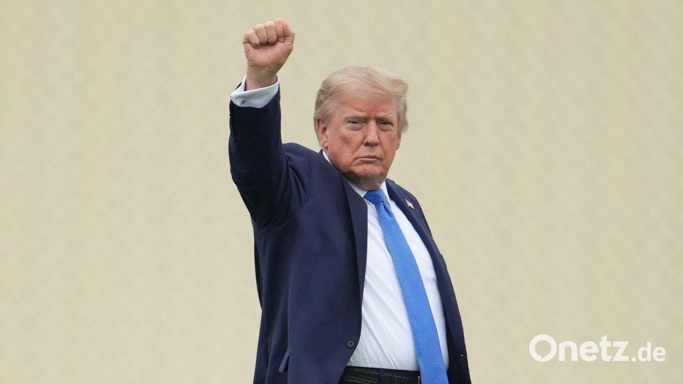 Trump will dem Iran die Kontrolle über die Straße von Hormus entreißen. (Archivbild) Bild: Mark Schiefelbein/AP/dpa