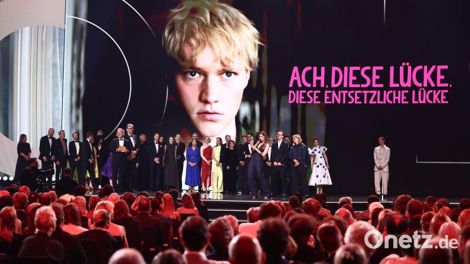 Beim Deutschen Filmpreis am 29. Mai holte „Ach diese Lücke, diese entsetzliche Lücke“ immerhin die Lola in Bronze. (Archivbild) Bild: Christoph Soeder/dpa