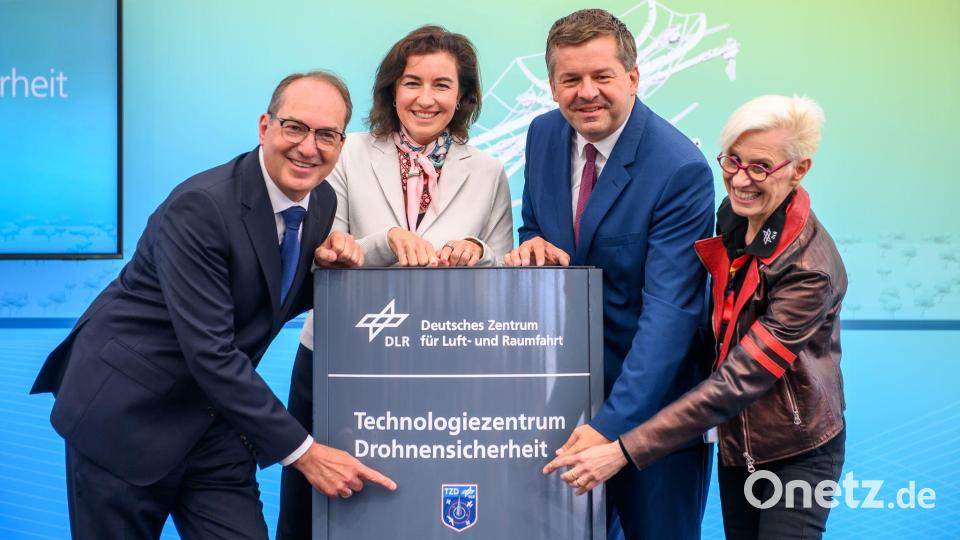 In Cochstedt ist ein neues Technologiezentrum für Drohnensicherheit eröffnet worden. Bild: Klaus-Dietmar Gabbert/dpa