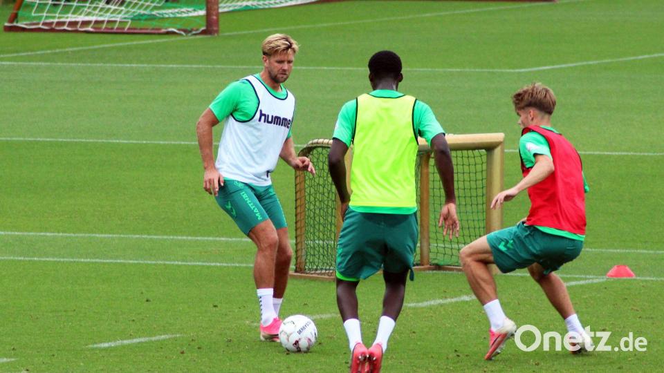 Füllkrug trainiert wieder mit Werder Bremen Bild: Kai Moorschlatt/dpa