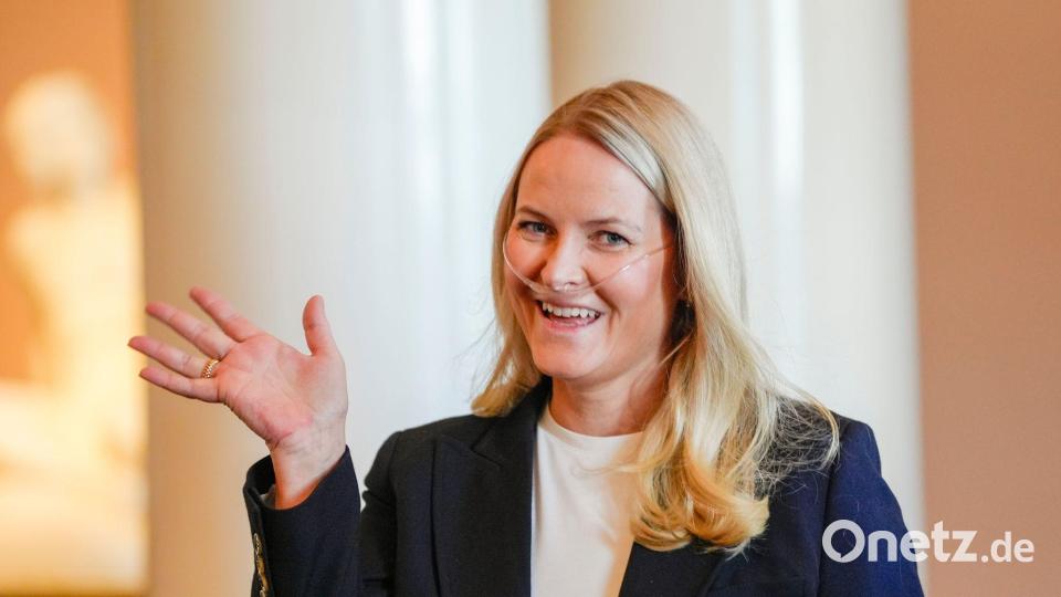 Hier ist Mette-Marit noch vor ihrer Lungen-OP zu sehen. (Archivbild) Bild: Lise Åserud/NTB Pool/dpa