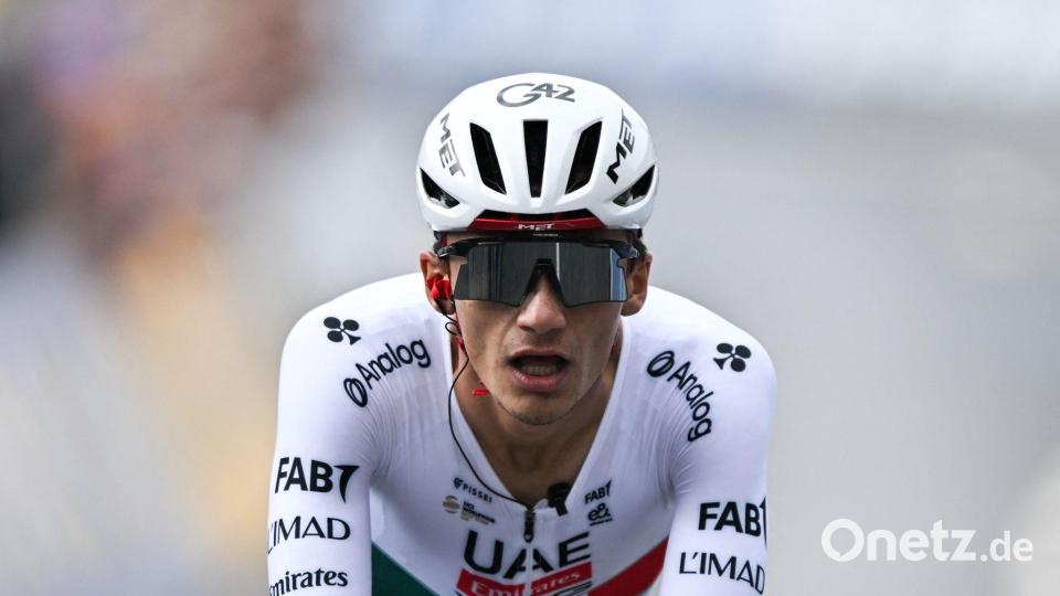 Top-Favorit Isaac del Toro hat sich bei der Deutschland Tour gleich an die Spitze gesetzt. Bild: Florian Wiegand/dpa