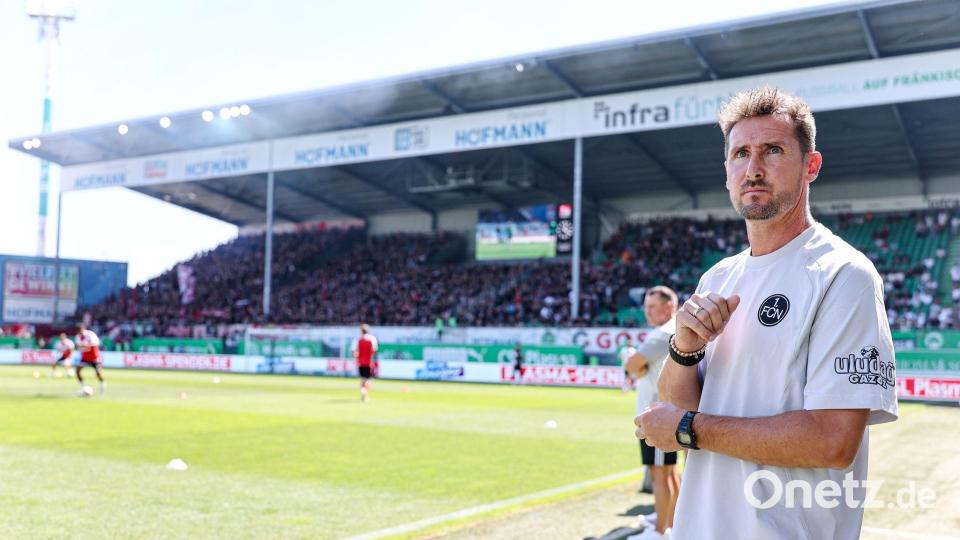 Miroslav Klose setzte auf seine eingespielte Nürnberger Mannschaft. (Archivbild) Bild: Daniel Löb/dpa