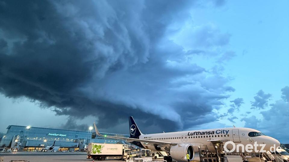 Auch in Hessen braute sich schon am Abend ein Gewitter zusammen. Bild: Kessler/Schnee/onw-images/dpa