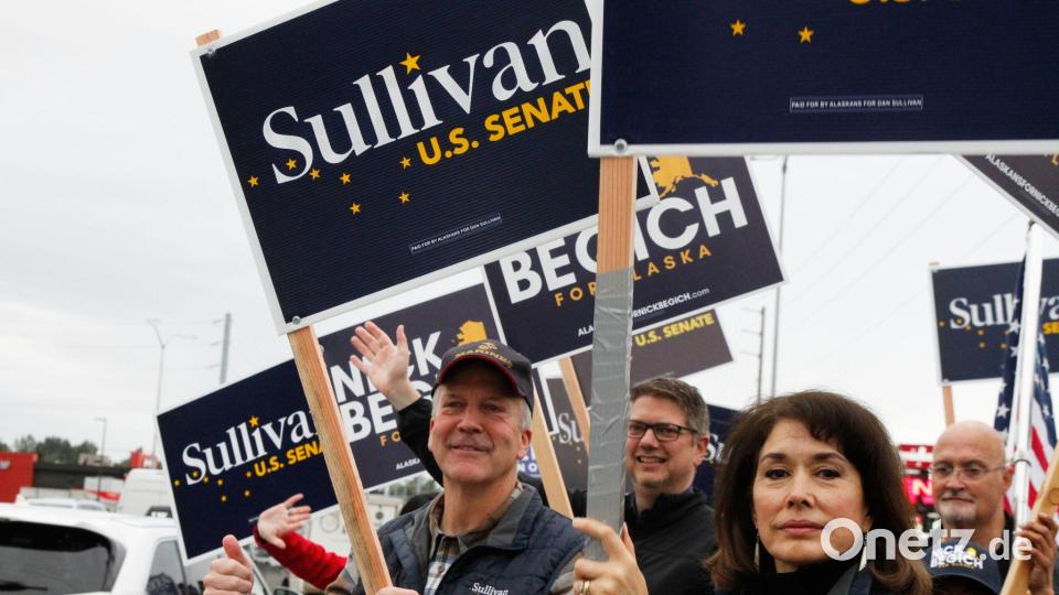 Bei der Vorwahl in Alaska traten gleich zwei Republikaner namens Sullivan an. (Archivbild) Bild: Mark Thiessen/AP/dpa