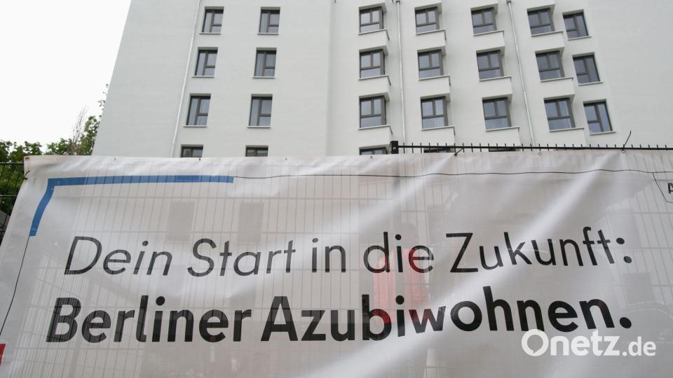 Eine eigene Wohnung ist für Azubis oft nicht drin. (Archivbild) Bild: Soeren Stache/dpa
