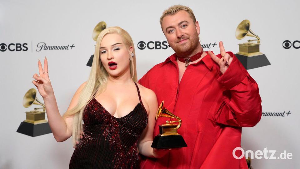 Kim Petras und Sam Smith holten 2023 mit „Unholy“ einen Grammy. Bild: Jae C. Hong/Invision/AP/dpa