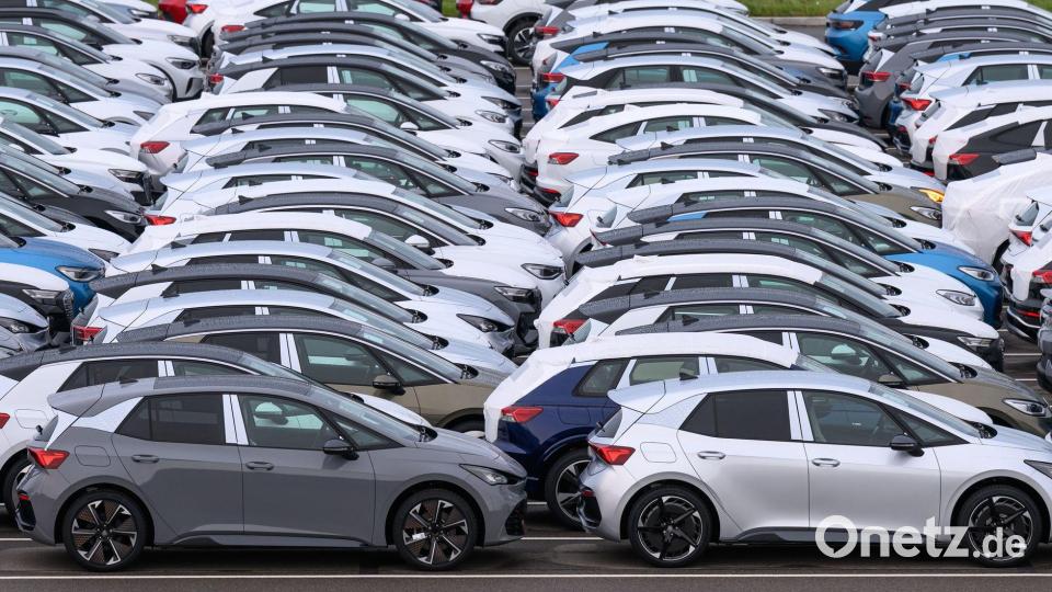Die Autoindustrie beklagt hohe US-Zölle. (Archivbild) Bild: Hendrik Schmidt/dpa