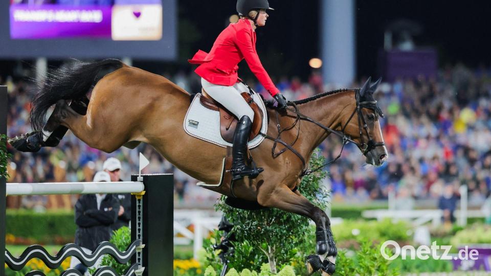 Sophie Hinners kassierte mit Singclair lediglich einen Strafpunkt. Bild: Rolf Vennenbernd/dpa