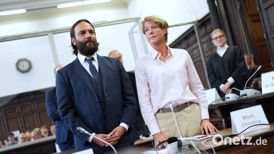 Christina Block steht seit Juli 2025 in Hamburg vor Gericht. (Archivbild) Bild: Marcus Brandt/dpa Pool/dpa