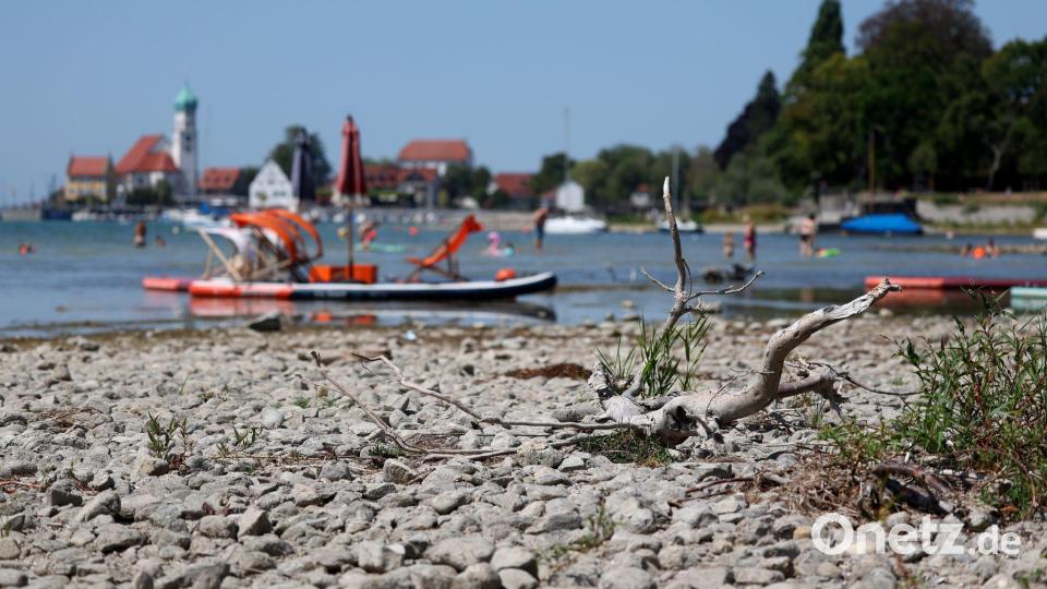 Viele Seen haben in Bayern niedrige Wasserstände. (Symbolbild) Bild: Karl-Josef Hildenbrand/dpa
