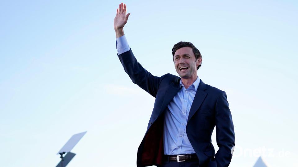 Der Demokrat machte Harp bekannt (Archivbild). Bild: Carolyn Kaster/AP/dpa