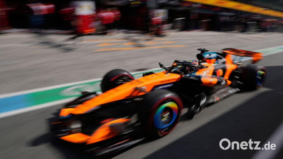Nicht zu schlagen in der Qualifikation: Lando Norris. Bild: Darko Bandic/AP POOL/AP/dpa