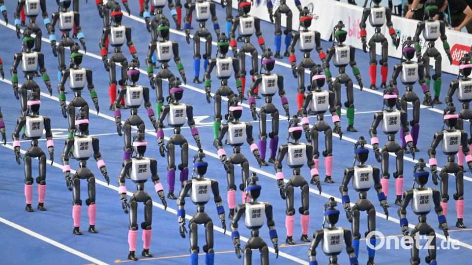 China investiert viel Geld in die Entwicklung humanoider Roboter. Bild: Johannes Neudecker/dpa