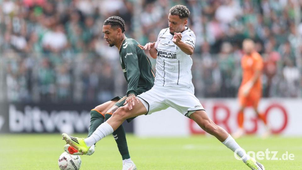 Der Fünftligist Lüneburger SK machte dem Bundesligisten aus Bremen das Leben schwer. Bild: Selim Sudheimer/dpa