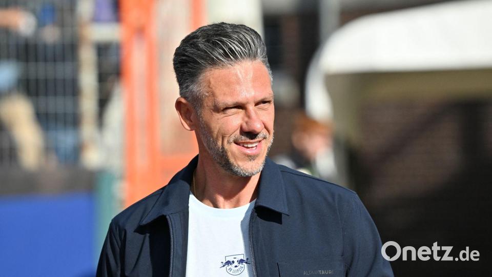 Martín Demichelis hatte Grund zu lächeln. Bild: Harald Tittel/dpa
