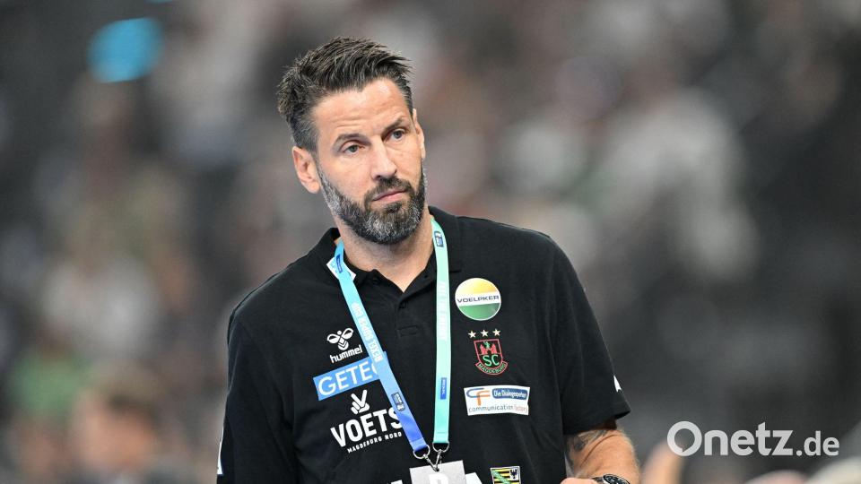Zum ersten Mal Supercup-Sieger als Trainer: Bennet Wiegert. Bild: Angelika Warmuth/dpa