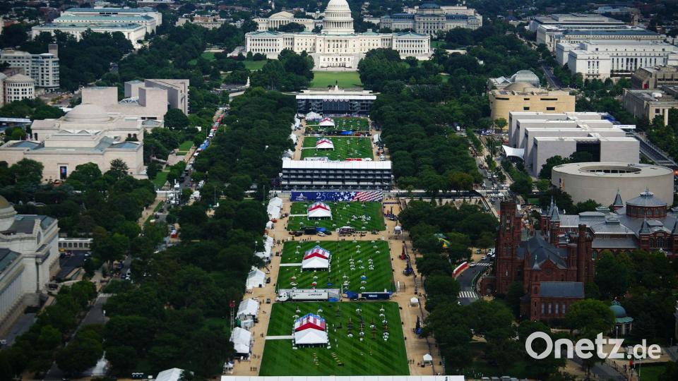 Das US-Kapitol ist zu sehen. Bild: Julia Demaree Nikhinson/AP/dpa