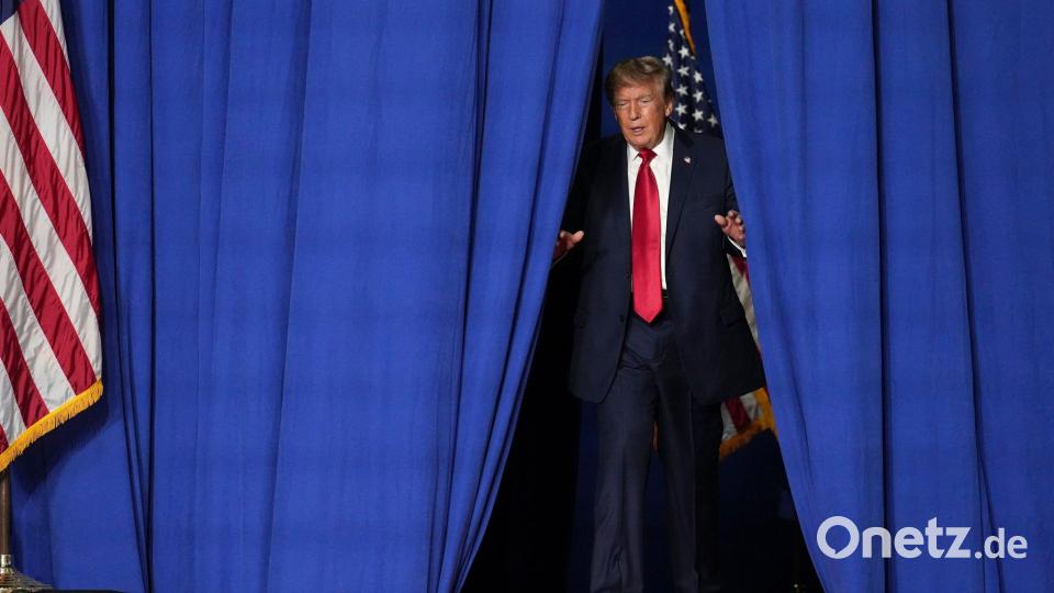 US-Präsident Donald Trump trifft im Myrtle Beach Convention Center ein. Bild: Jacquelyn Martin/AP/dpa