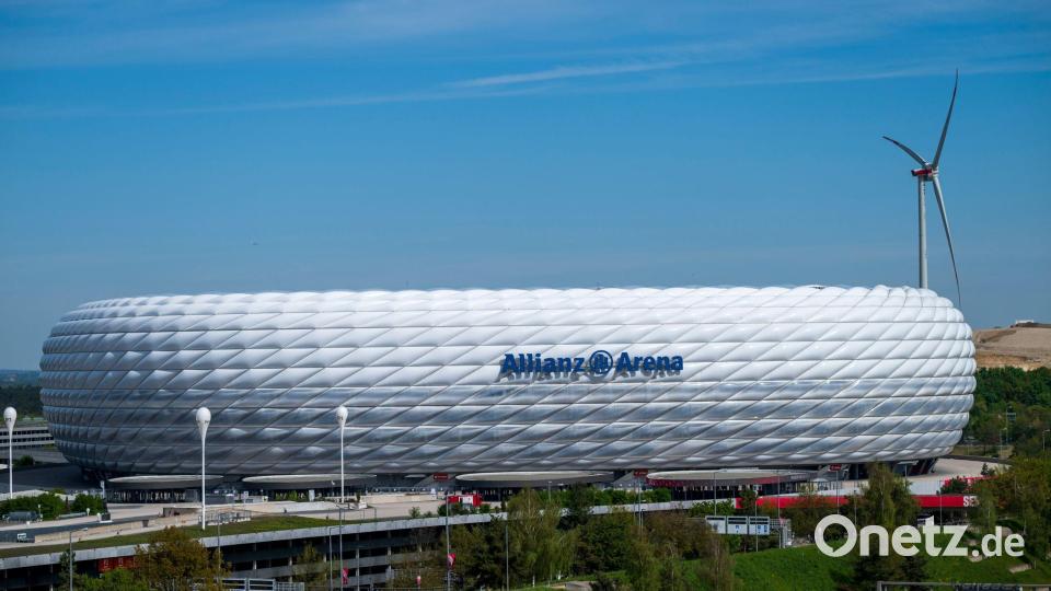 Tennis in der Allianz Arena? Alexander Zverev träumt davon. (Archivbild) Bild: Peter Kneffel/dpa