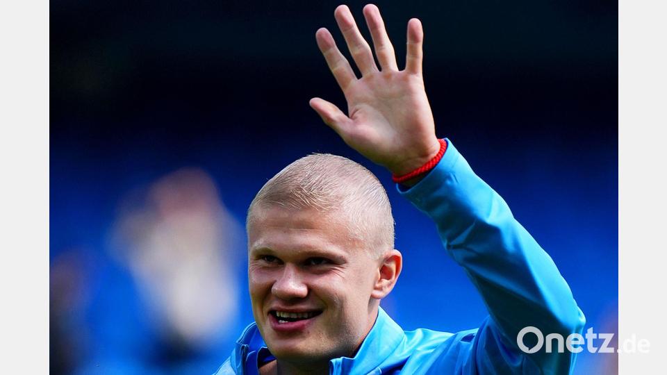 Neuer Haircut: Haaland hat die Haare kurz Bild: Nick Potts/PA Wire/dpa