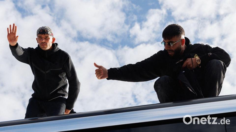Auftritt von Rapper Capital Bra und Samra in Kreuzberg Bild: Carsten Koall/dpa