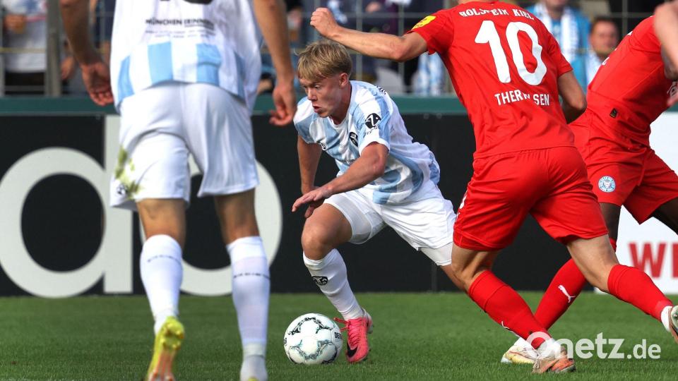 Fabio Wagner ackerte gegen die Gäste aus dem Norden. Bild: Karl-Josef Hildenbrand/dpa