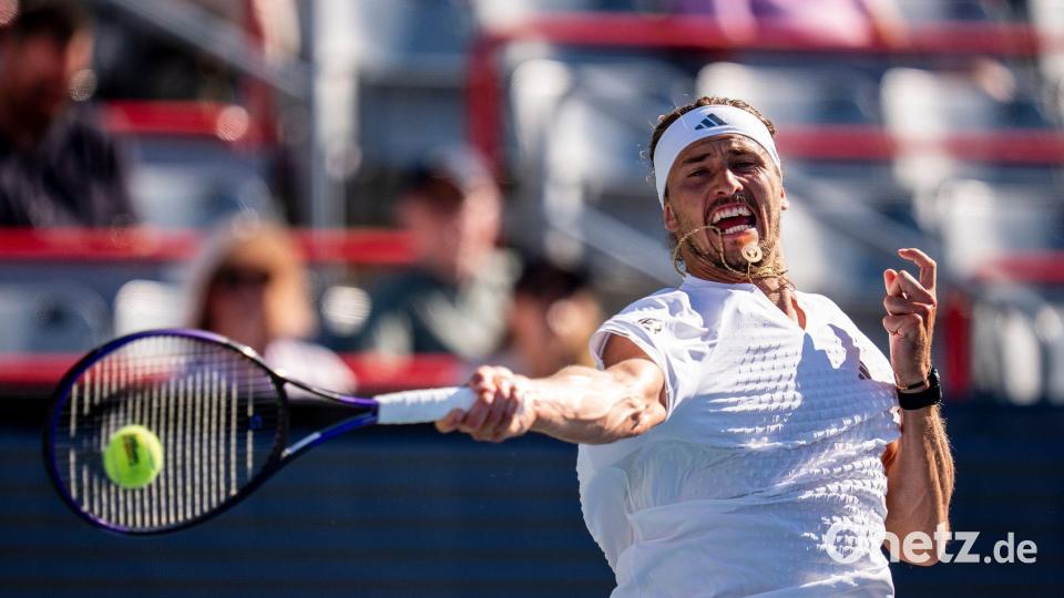 Alexander Zverev in Aktion. (Archivbild) Bild: Graham Hughes/The Canadian Press/dpa