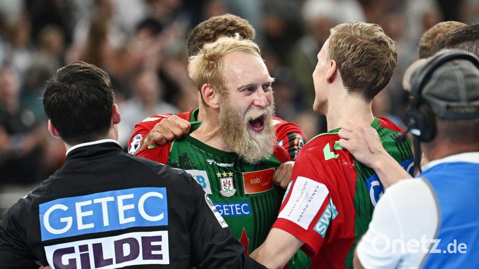 Noch lange nicht satt: Matthias Musche und der SC Magdeburg. Bild: Angelika Warmuth/dpa
