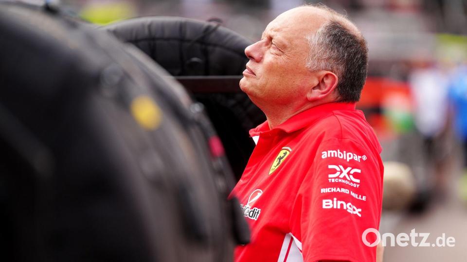 Er muss es managen: Ferrari-Teamchef Fred Vasseur. (Archivbild) Bild: David Davies/PA Wire/dpa