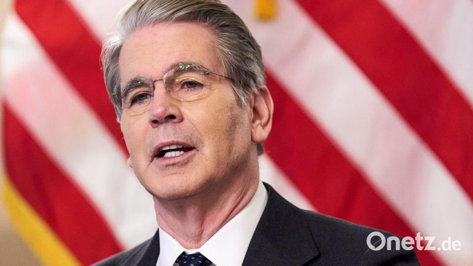 US-Finanzminister Bessent warnt vor Geschäften mit dem Iran. Bild: Jacquelyn Martin/AP/dpa