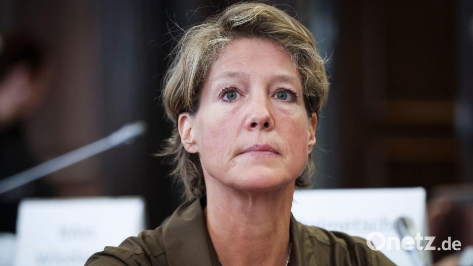 Christina Block hat sich erneut zu Wort gemeldet. Bild: Christian Charisius/dpa Pool/dpa