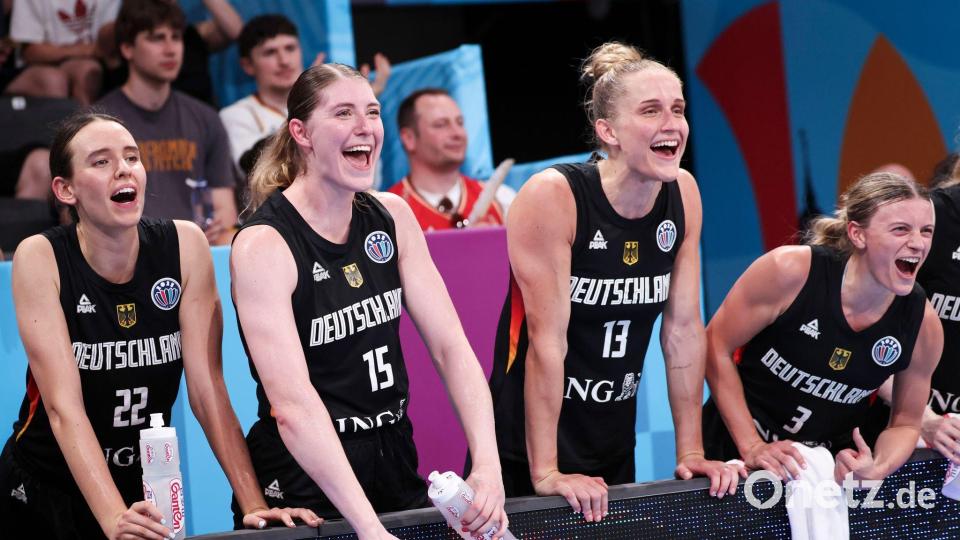 Luisa Geiselsöder und Co. wollen auch bei der Heim-WM jubeln. (Archivfoto) Bild: Christian Charisius/dpa