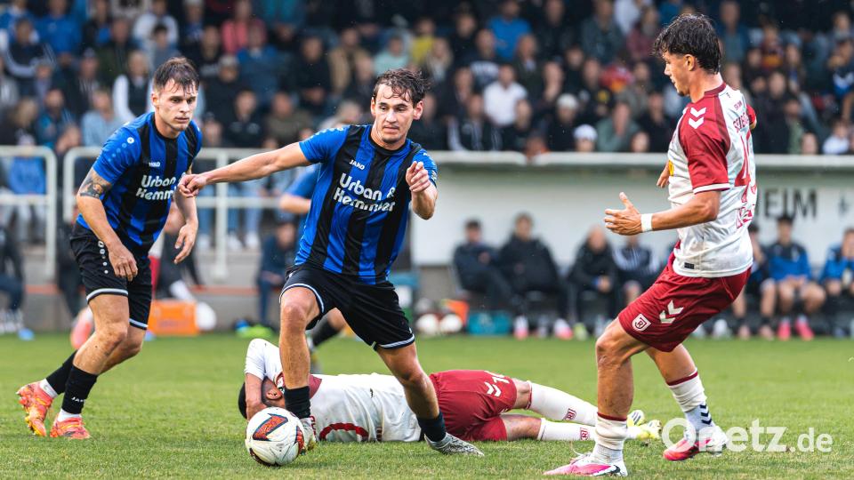Die SpVgg SV Weiden muss sich dem Drittligisten SSV Jahn Regensburg mit 1:5 geschlagen geben. Bild: Hannah Dirscherl