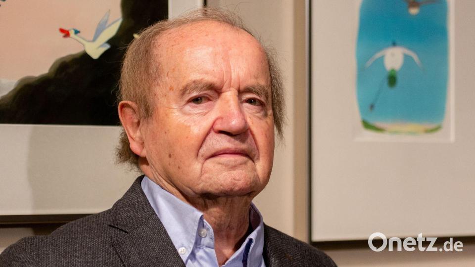 Hans Traxler, Mitgründer der Satiremagazine "Pardon" und "Titanic", ist tot, wie seine Familie mitteilt. (Archivbild) Bild: Raphael Knipping/dpa