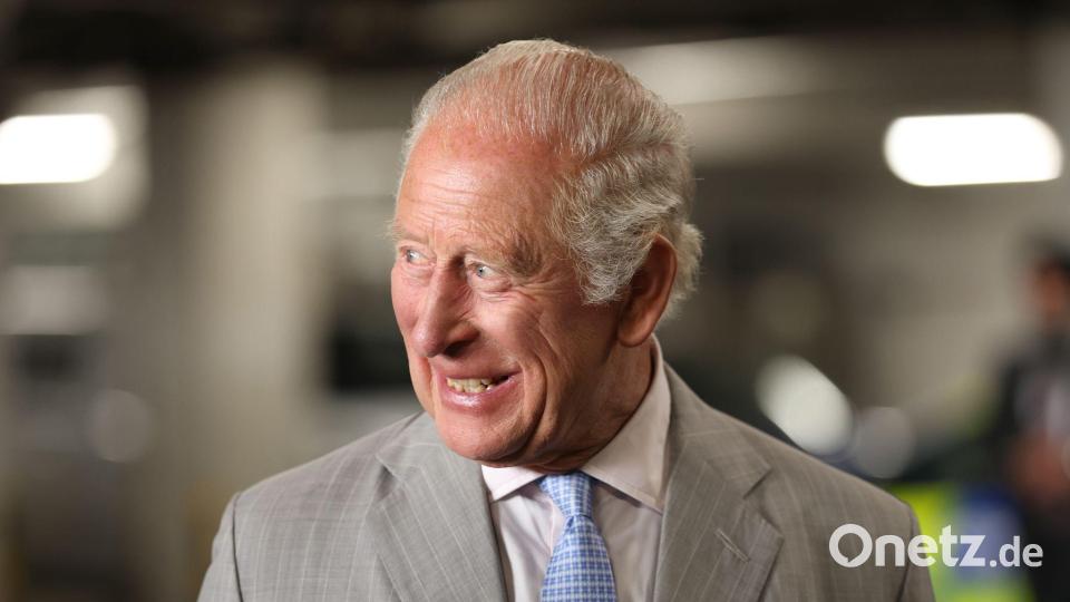 Sah im Sommer seine Enkelkinder wieder: König Charles III. (Archivbild) Bild: Shane Anthony Sinclair/PA Wire/dpa