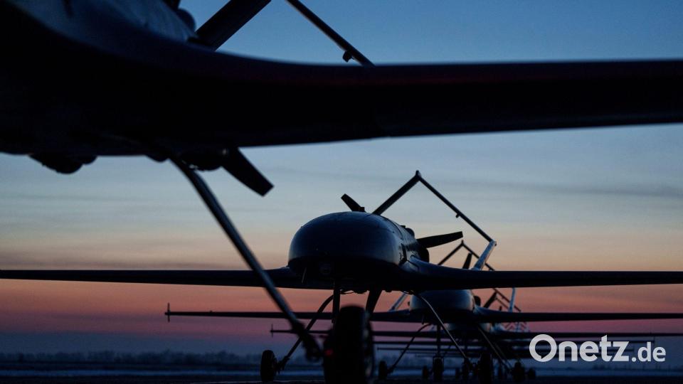 Während des Besuchs von Ratcliffe flog das ukrainische Militär keine Drohnenangriffe auf Moskau. (Archivbild) Bild: Evgeniy Maloletka/AP/dpa
