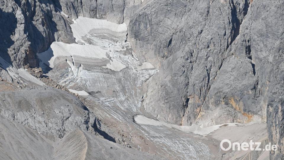 Dem Höllentalferner geben die Experten noch maximal zehn Jahre. Bild: Angelika Warmuth/dpa
