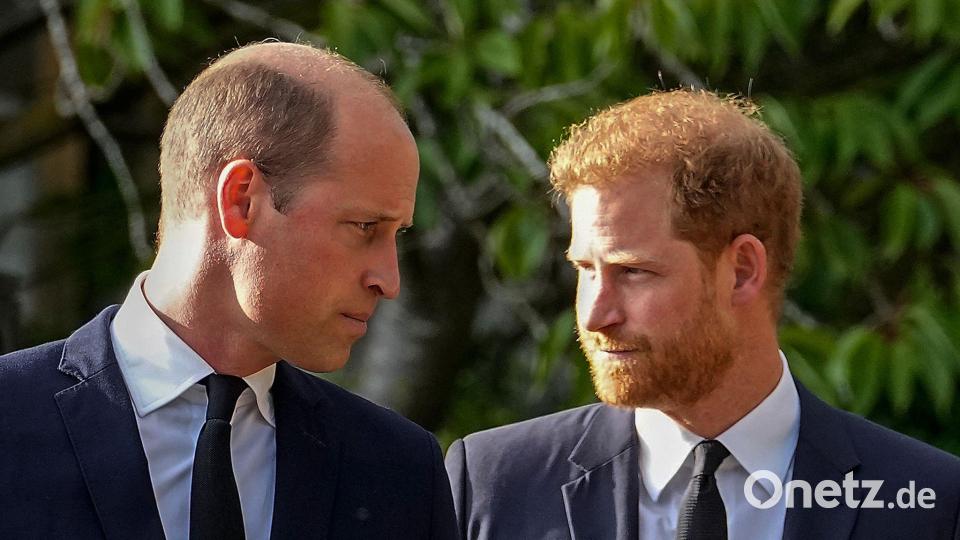 Das Verhältnis Harrys zu seinem Bruder William soll zerrüttet sein. (Archivbild) Bild: Martin Meissner/AP/dpa