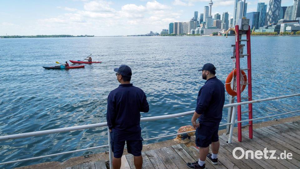Millionen von Jobs hängen an dem Handel zwischen beiden Ländern. (Symbolbild) Bild: Keito Newman/The Canadian Press via AP/dpa