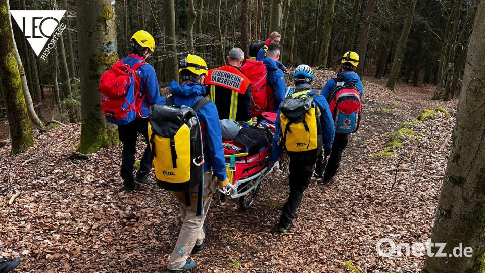 Die Bergwacht kommt dann zum Einsatz, wenn das Gelände unwegsam wird. Bild: Bergwacht Amberg