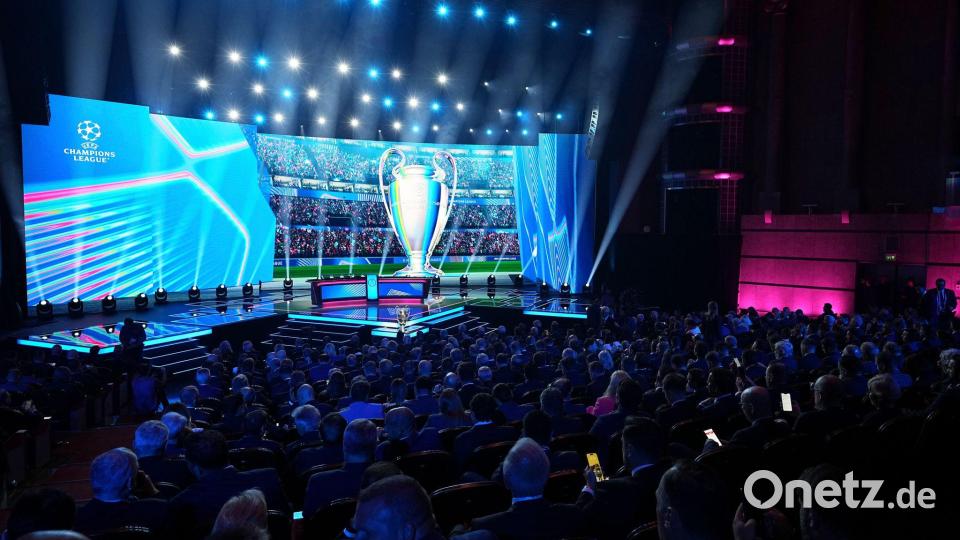 Das Grimaldi Forum in Monaco ist der traditionelle Ort für die Auslosung zur Champions League. (Archivbild) Bild: Laurent Cipriani/AP/dpa