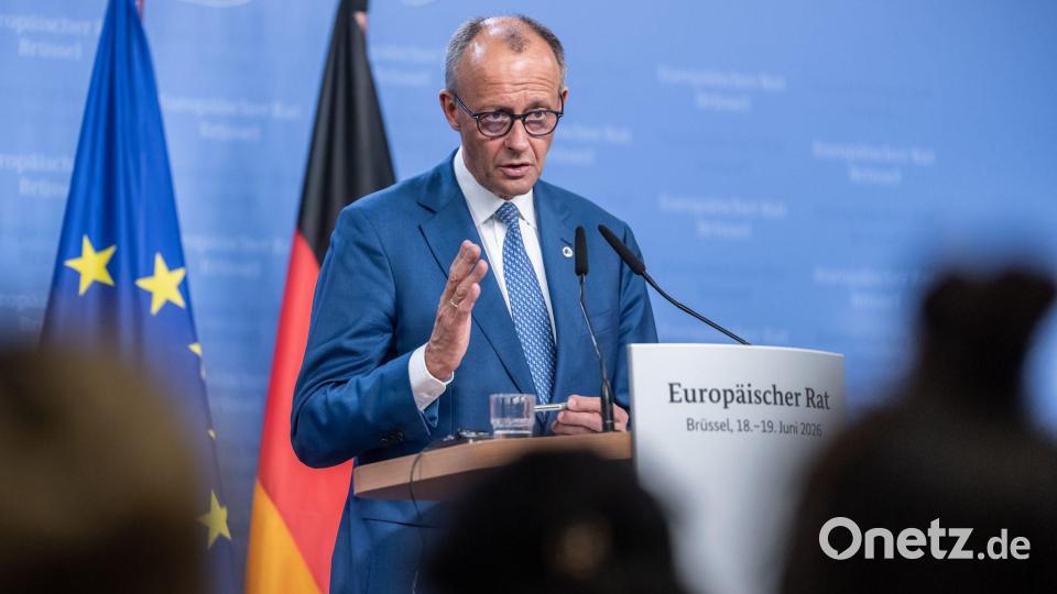 Der Kanzler versammelt seine Verbündeten im Streit um den EU-Haushalt im Kanzleramt. Bild: Michael Kappeler/dpa