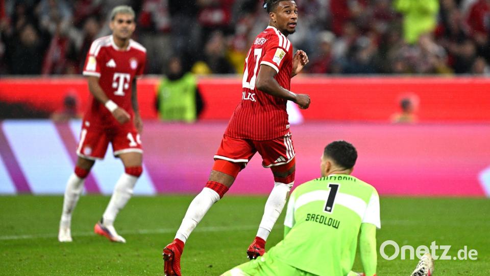 Michael Olise glänzt gegen den VfB Stuttgart. Bild: Sven Hoppe/dpa