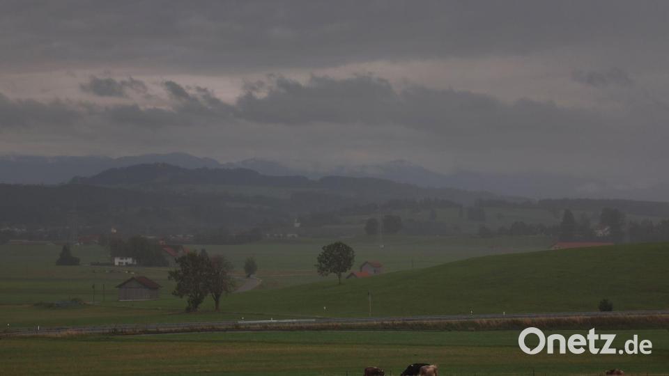 In Bayern gab es Gewitter. Bild: Karl-Josef Hildenbrand/dpa