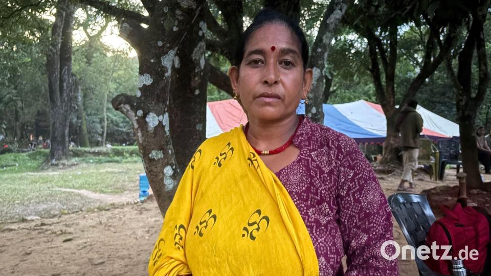 „Nichts ist sicher“, sagt die 49-jährige Nepalesin Parbati Adhikari. Bild: Dirk Godder/dpa