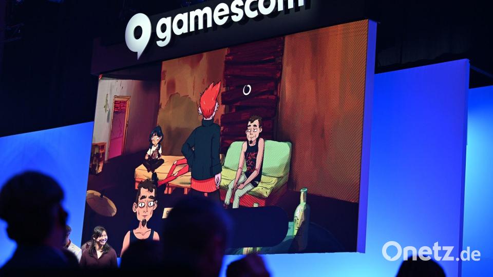Eine Playing-History-Entwicklerin stellte bei der Gamescom „Grenzgänger“ vor. Bild: Wolf von Dewitz/dpa