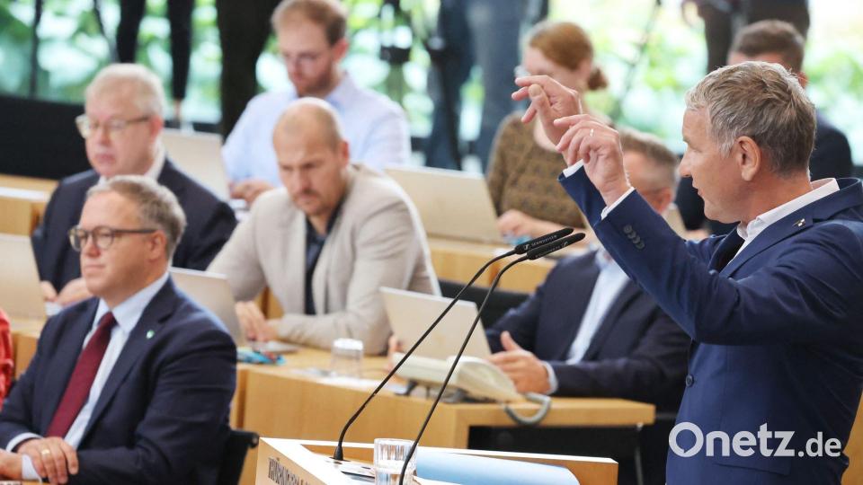 AfD-Fraktionschef Björn Höcke hat als Ministerpräsident kandidiert - und verloren. Bild: Bodo Schackow/dpa